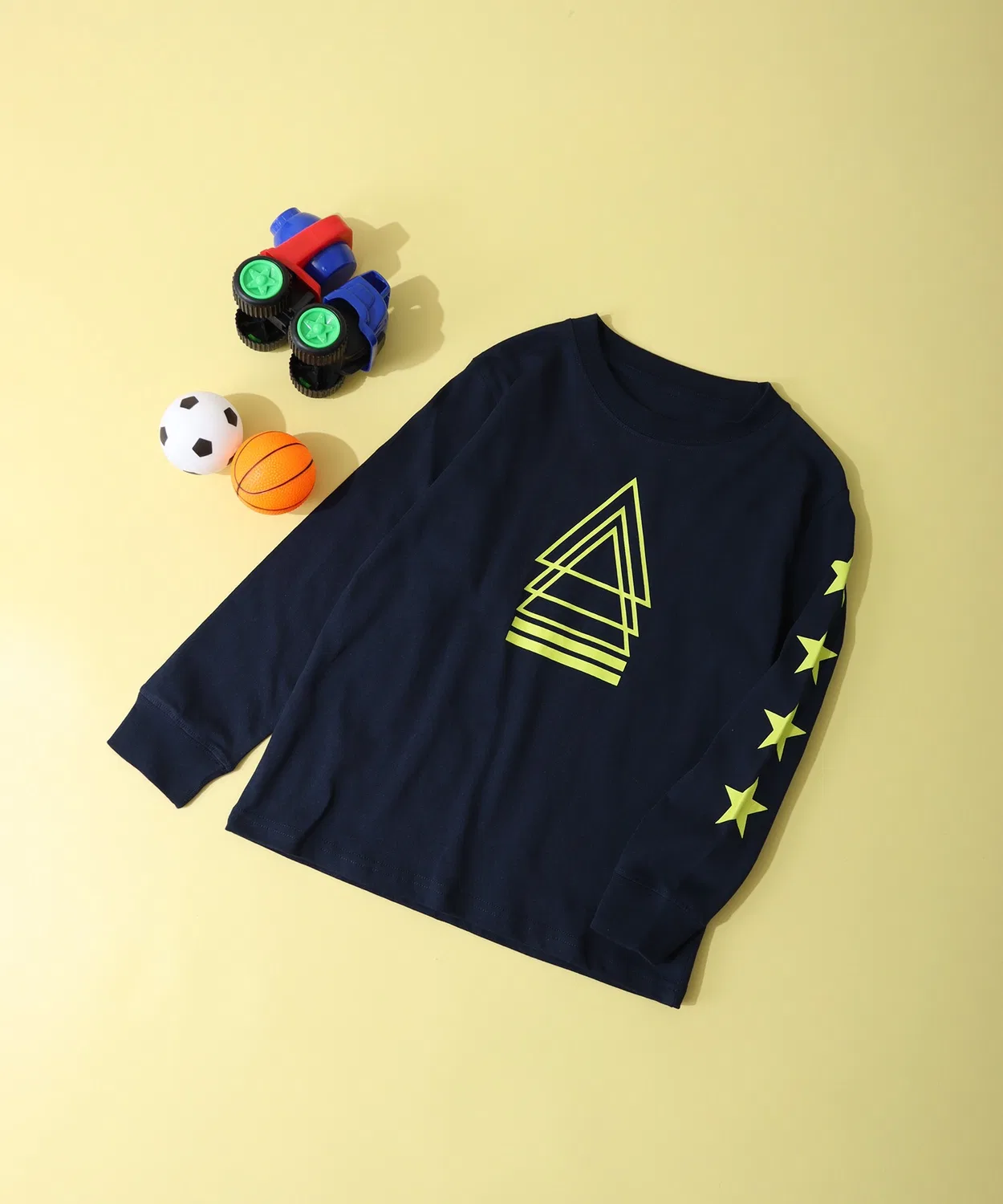 Детский лонгслив с логотипом FUNALIVE, Navy