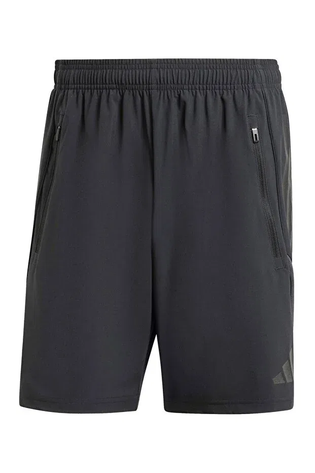Мужские спортивные шорты с ветрозащитой Adidas, Black-T45JC — фото 3