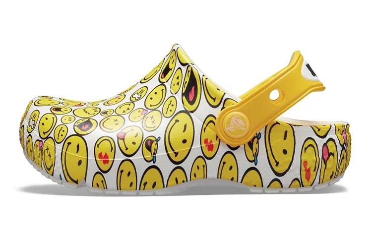 Детские сандалии с принтом Fun Lab, Crocs, Черный