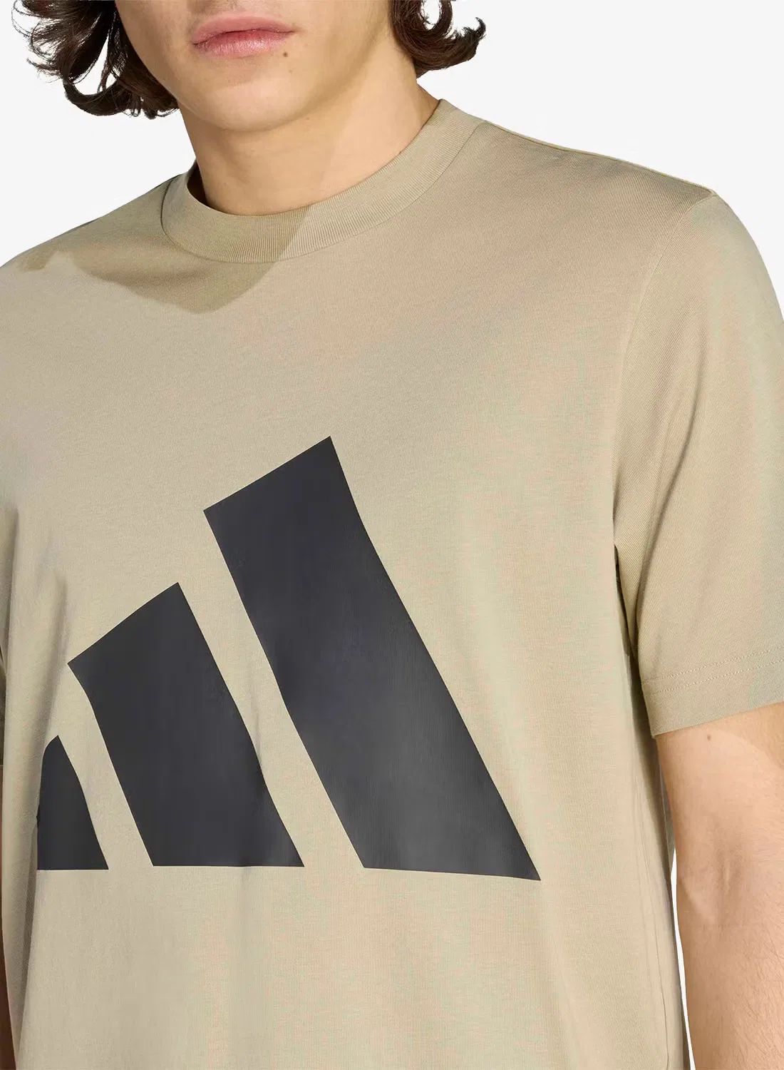 Футболка с принтом Big logo Adidas, черный — фото 3