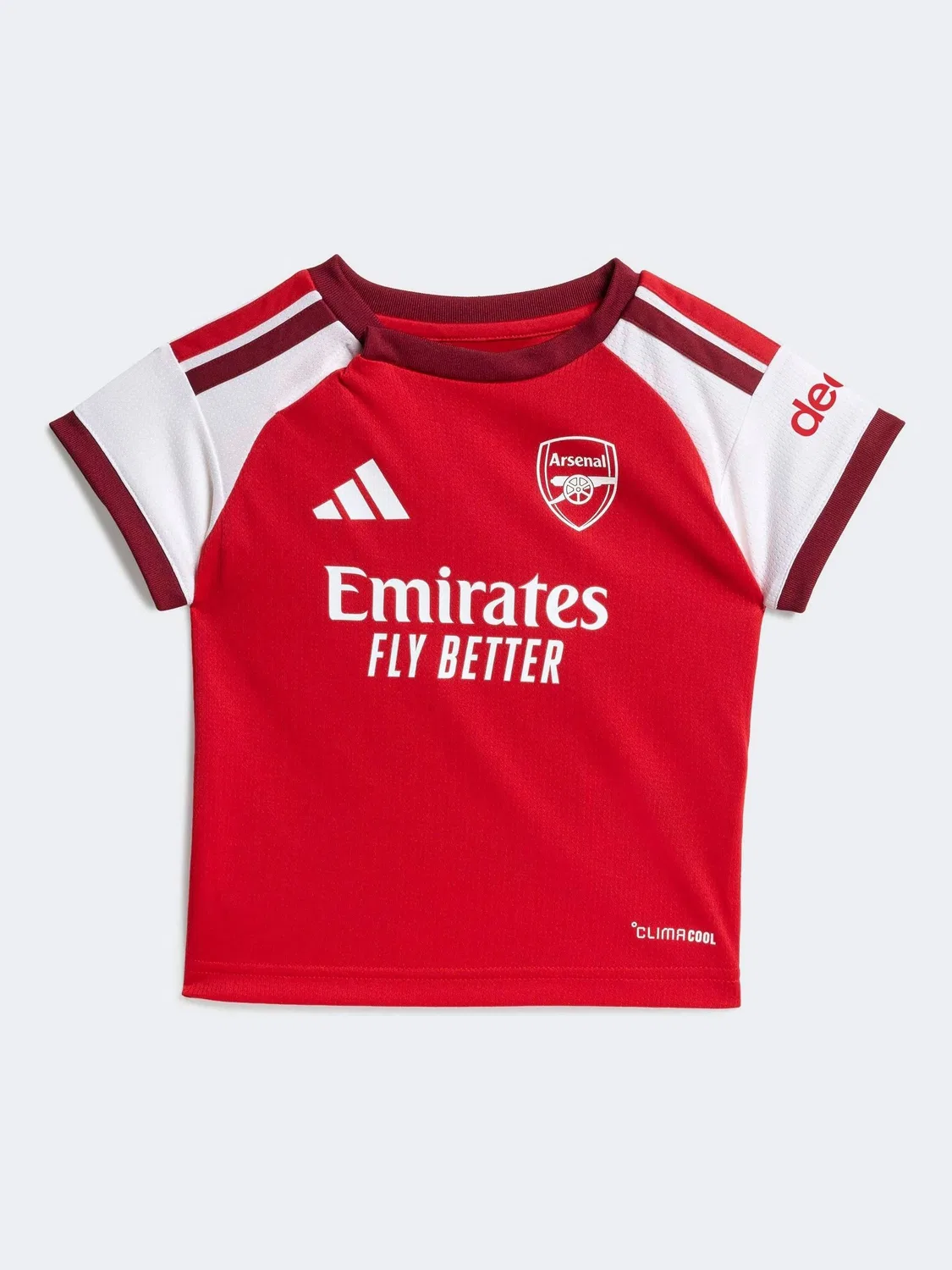 Комплект домашней формы Arsenal FC 26/27 adidas, красный — фото 2