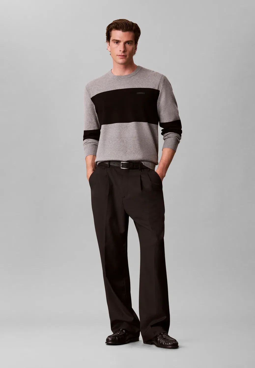 Техническая полоса на седле - для конкура Calvin Klein, Medium Grey Heather — фото 2