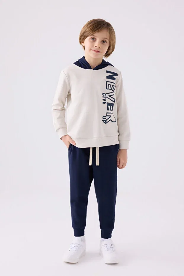 Детский спортивный костюм для мальчиков с принтом Rolypoly U.S. Polo Assn., Nude Color