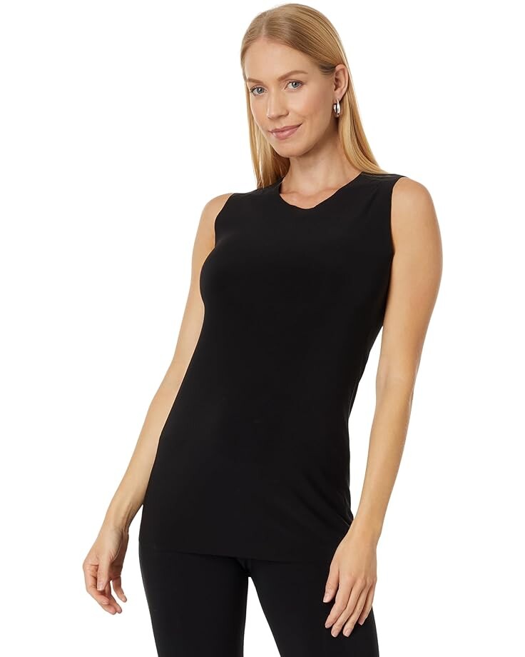 

Топ Norma Kamali Sleeveless Swing, черный