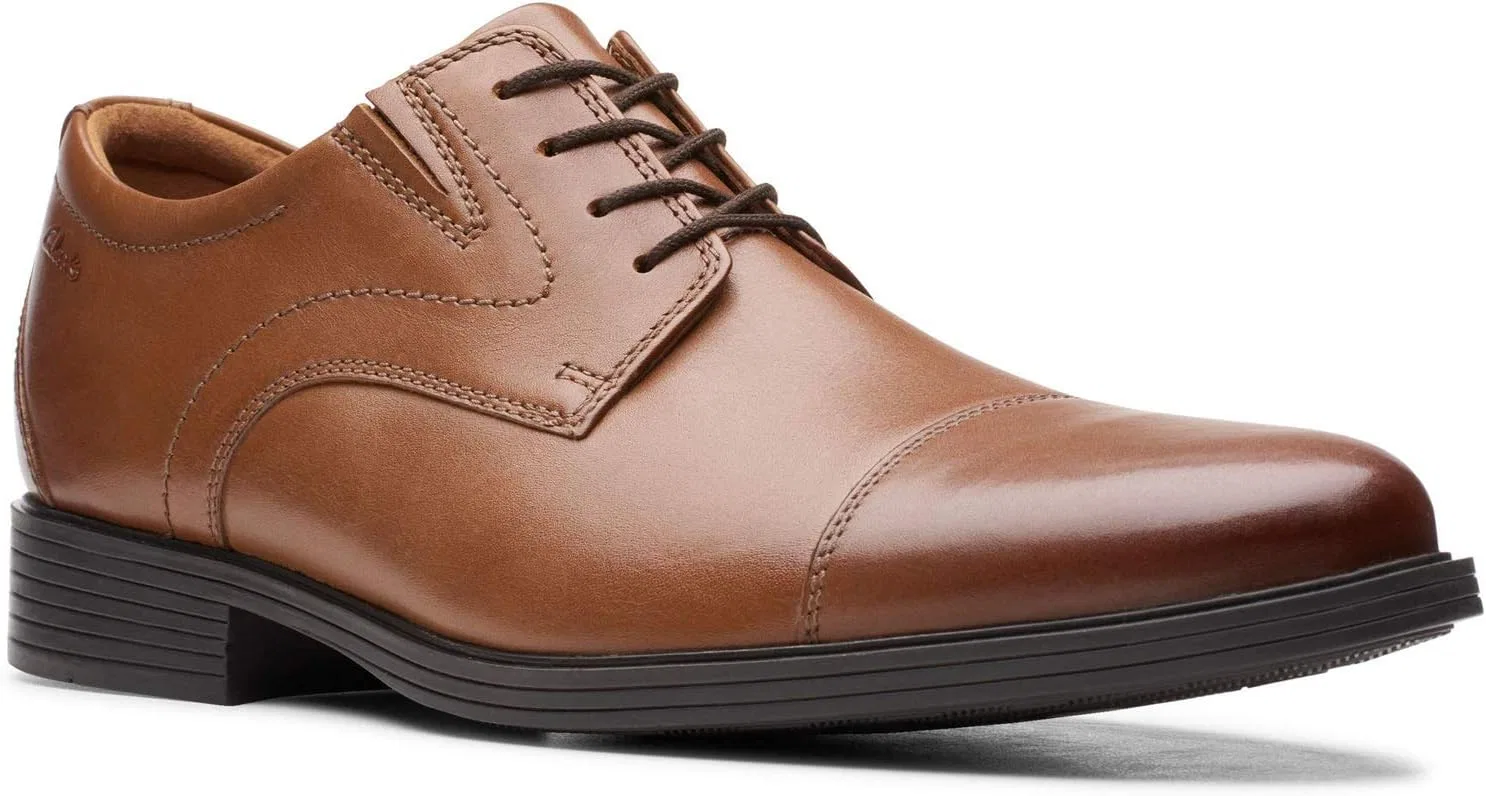 Мужские туфли Clarks Whiddon, темно-коричневая кожа — фото 4