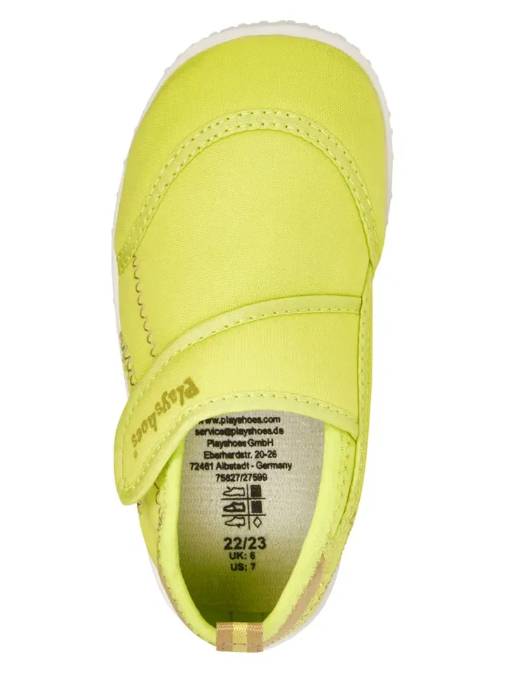 Тапочки для бассейна желтые Playshoes — фото 4
