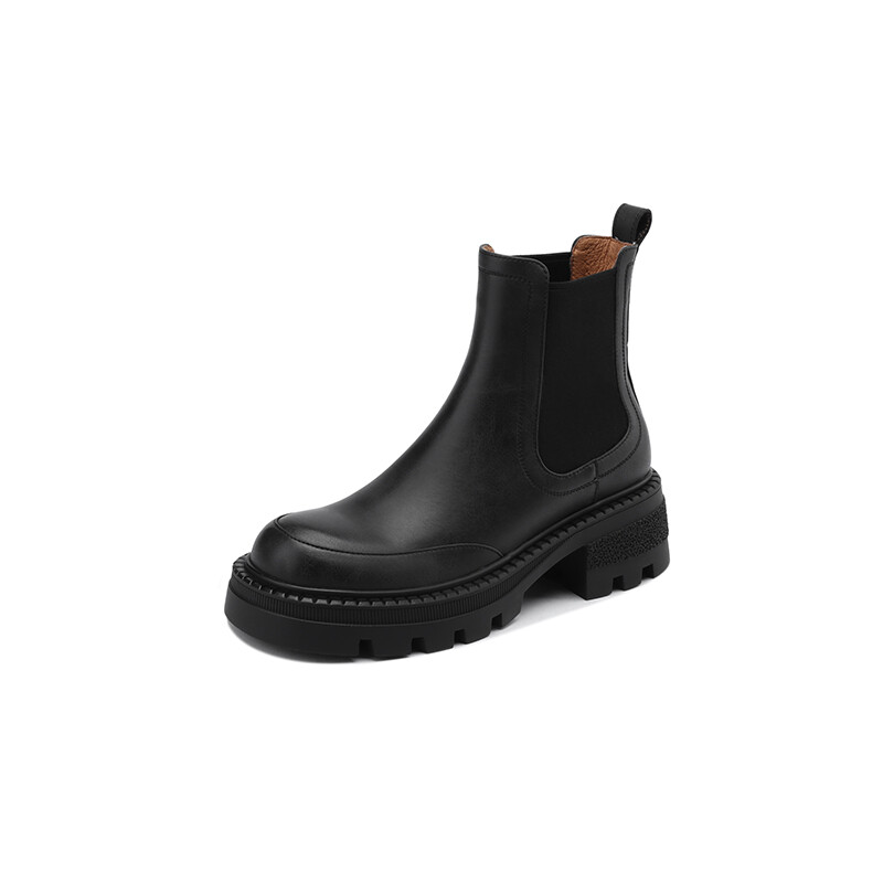 

Ботинки Челси женские Tataya, цвет Black Fleece-Lined