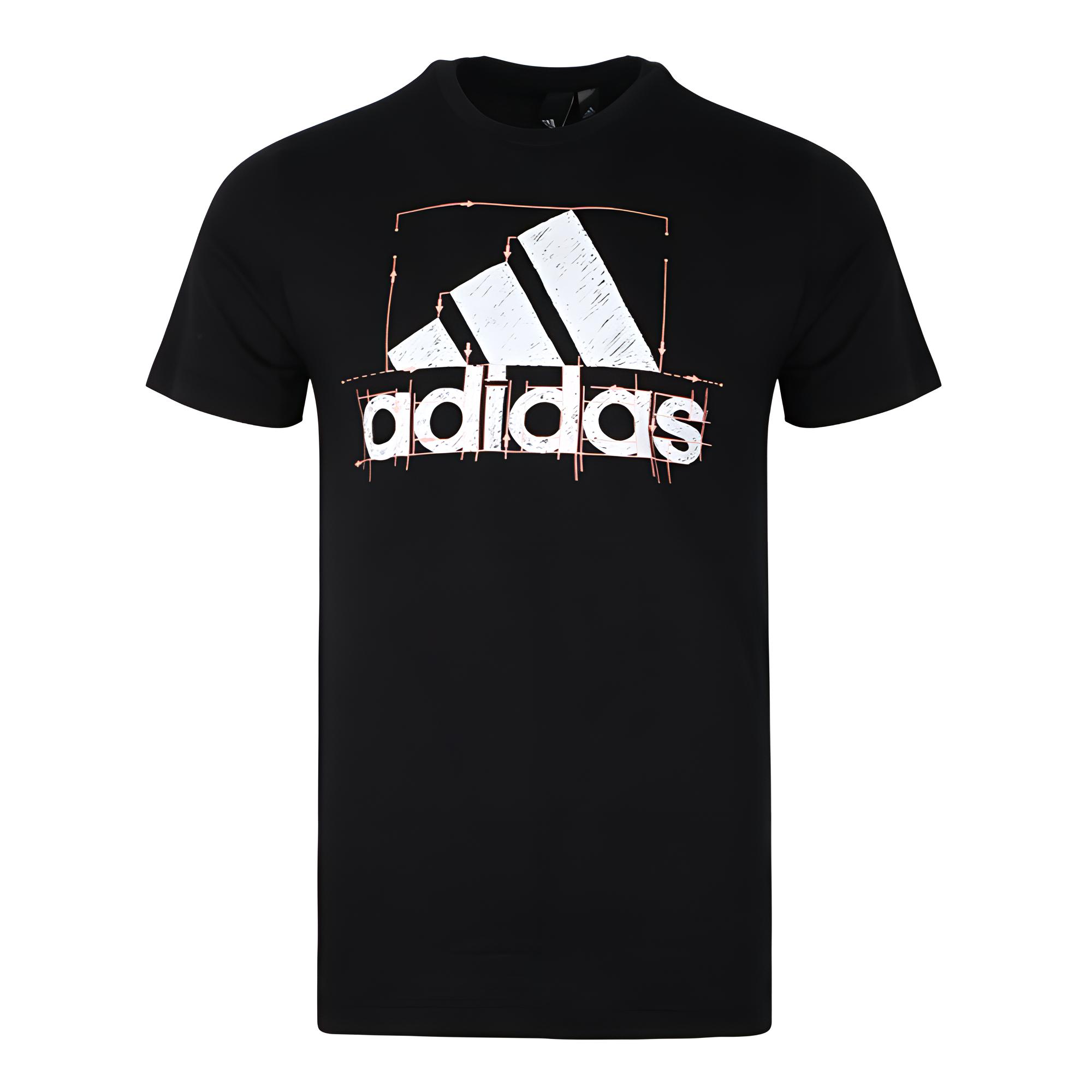 

Футболка мужская черная Adidas