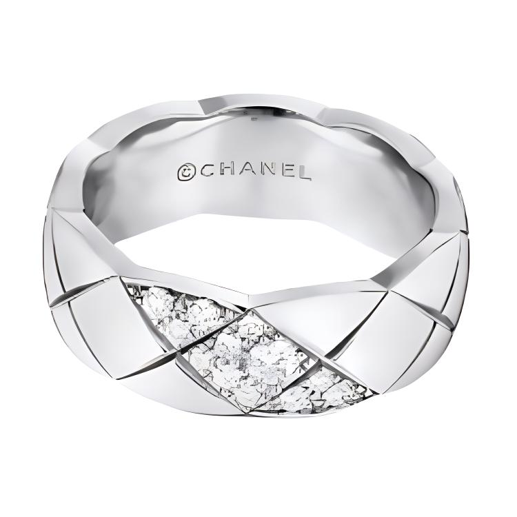 

Кольцо из белого золота 585 пробы Unisex Silver CHANEL, серебряный