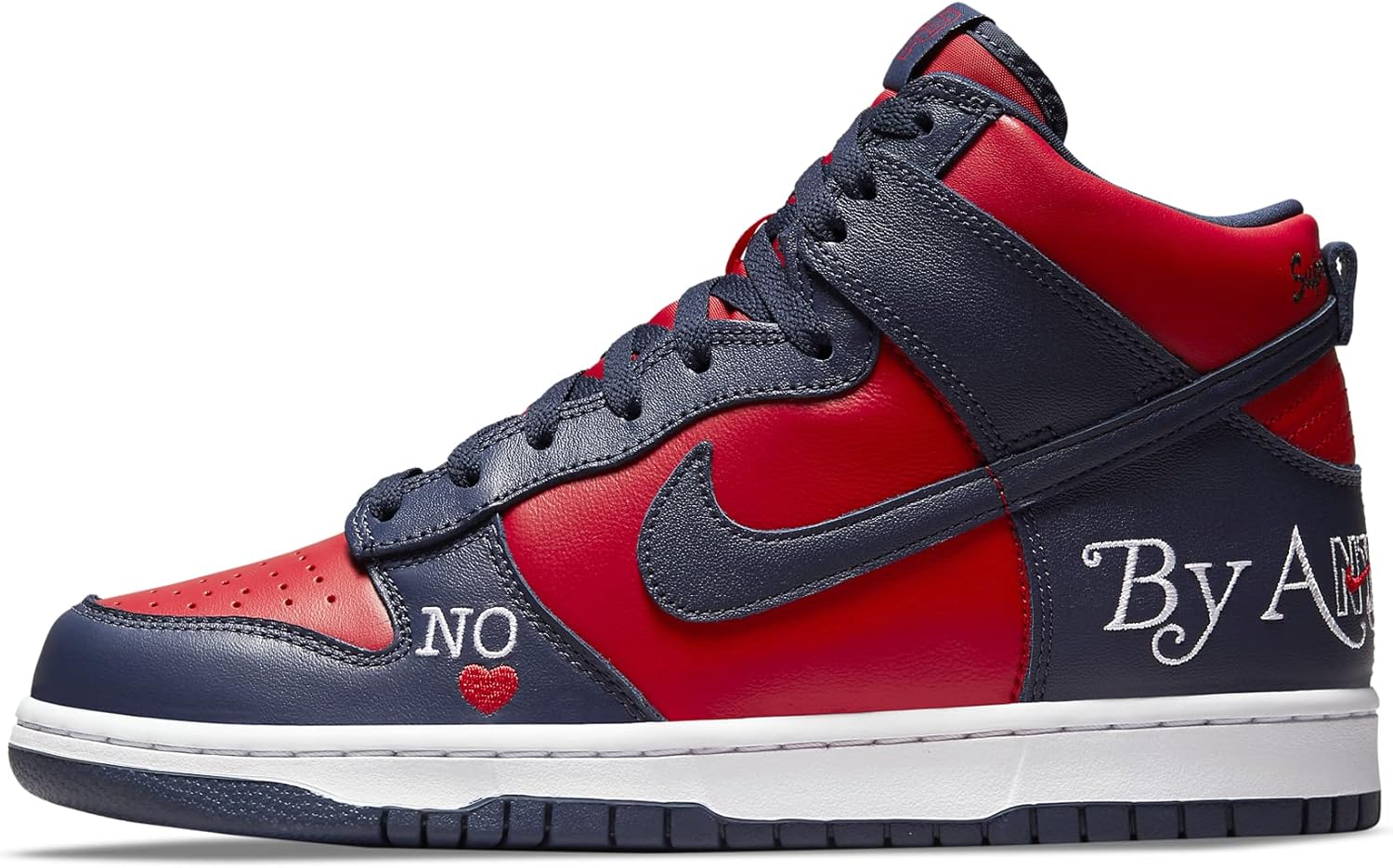 

Кроссовки Nike Mens SB Dunk High DN3741 002 Supreme - по любым меркам - белые/черные - размер, Navy/Red