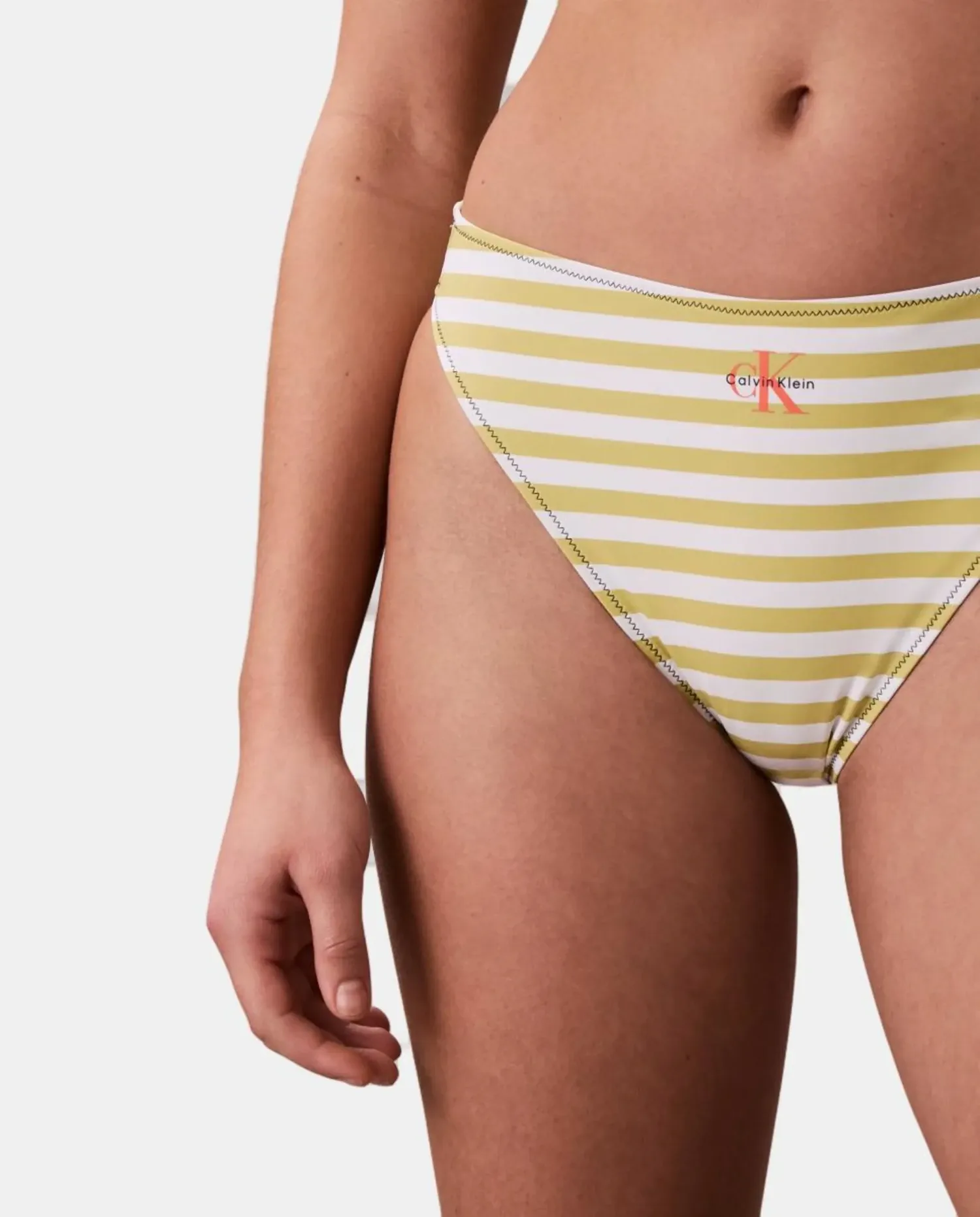 Верхняя часть бикини с высокой талией Calvin Klein, мультиколор