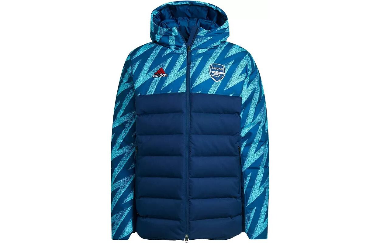 

Пуховик мужской синий Adidas, синий