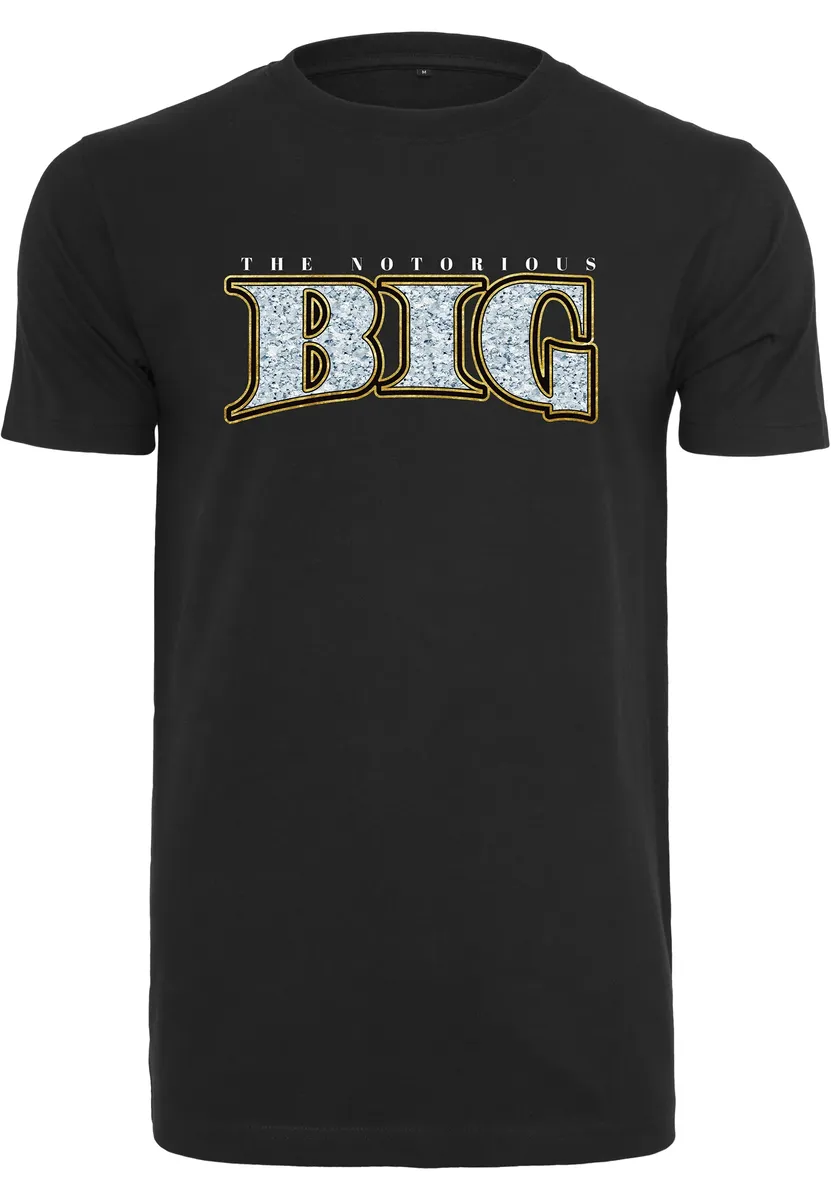 

Рубашка с короткими рукавами MisterTee "Мужская футболка Biggie Small Logo Tee", черный