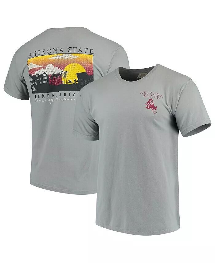 

Мужская серая футболка Arizona State Sun Devils Team Comfort Colors Campus Scenery Image One