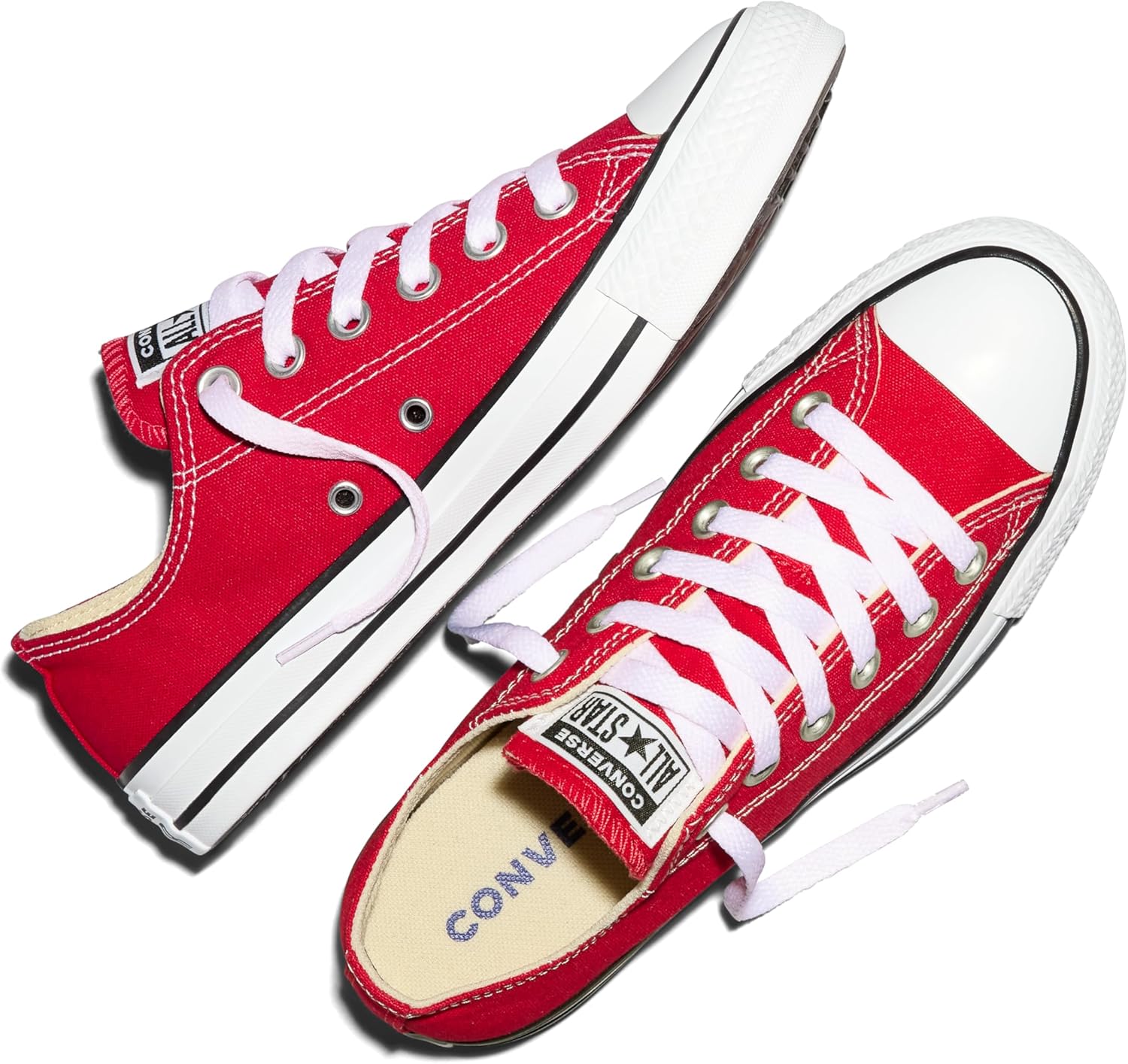 Кроссовки Converse Chuck Taylor All Star Low Top для взрослых унисекс, красный — фото 4