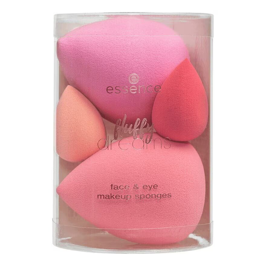

Essence Спонжи для макияжа глаз Fluffy Dreams Face 4шт, Pink