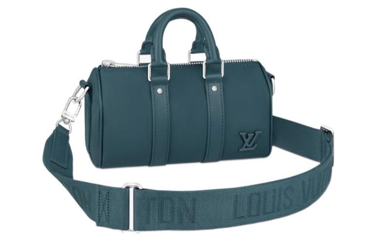 

Сумка кросс-боди Keepall Aerogram из кожи унисекс синий LOUIS VUITTON