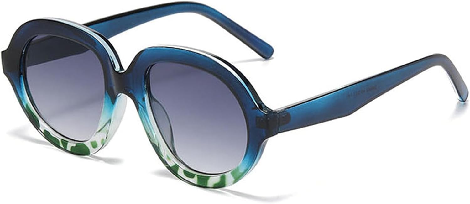 

Солнцезащитные очки COTIA 2025 в уникальном овальном стиле для женщин и мужчин, ретро, ​​с маленькой круглой оправой, модные, для активного отдыха, милые, декоративные, Blue