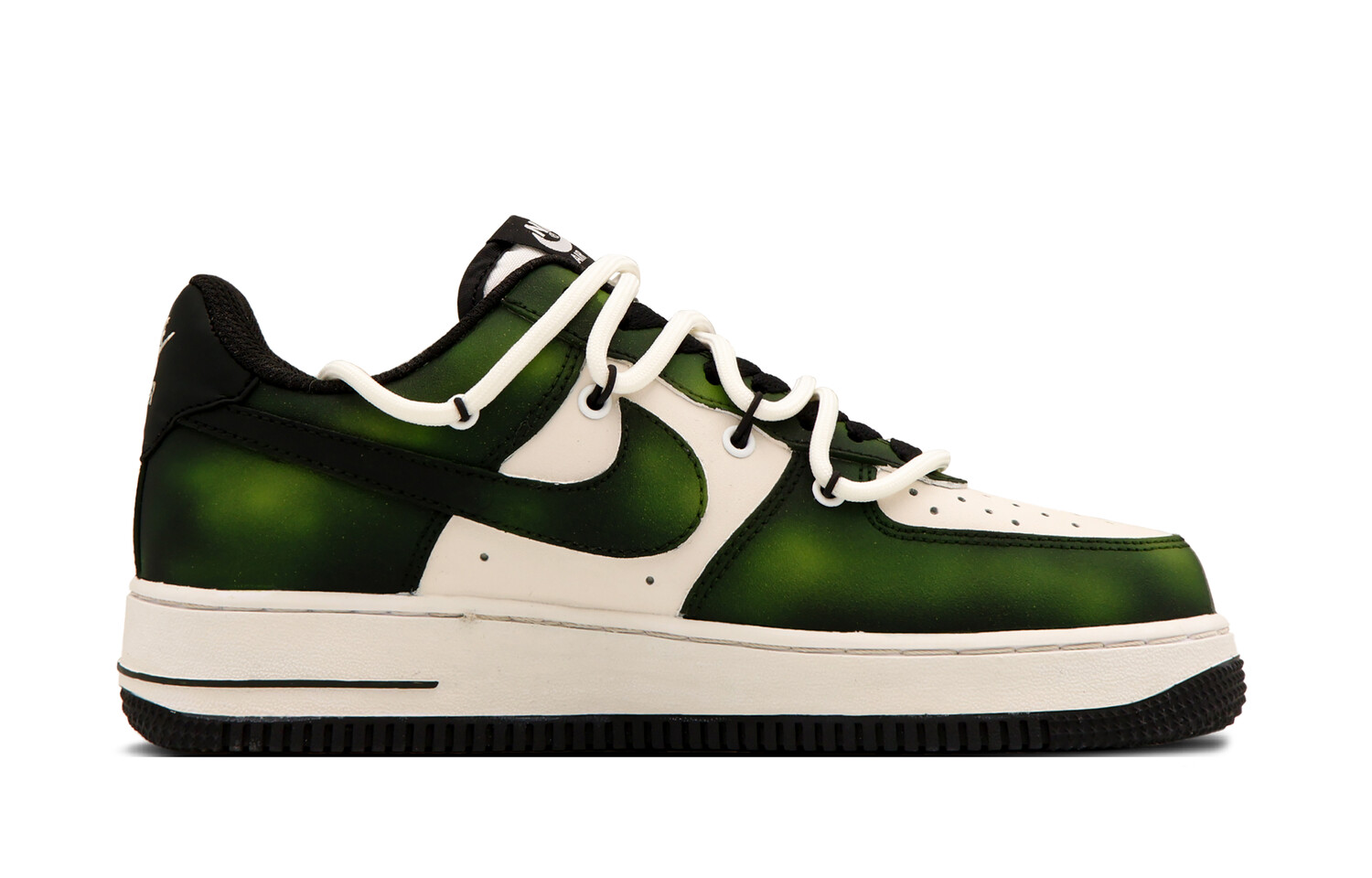 

Кроссовки для скейтборда Air Force 1 женские с низким верхом, белый/зеленый Nike