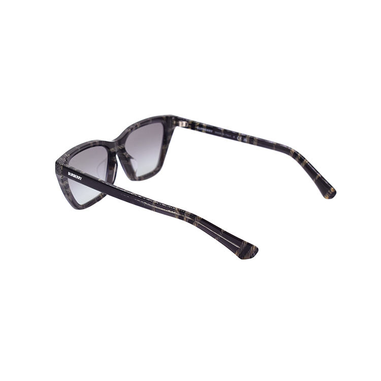 Burberry Женские солнцезащитные очки Cat Eye черные — фото 4