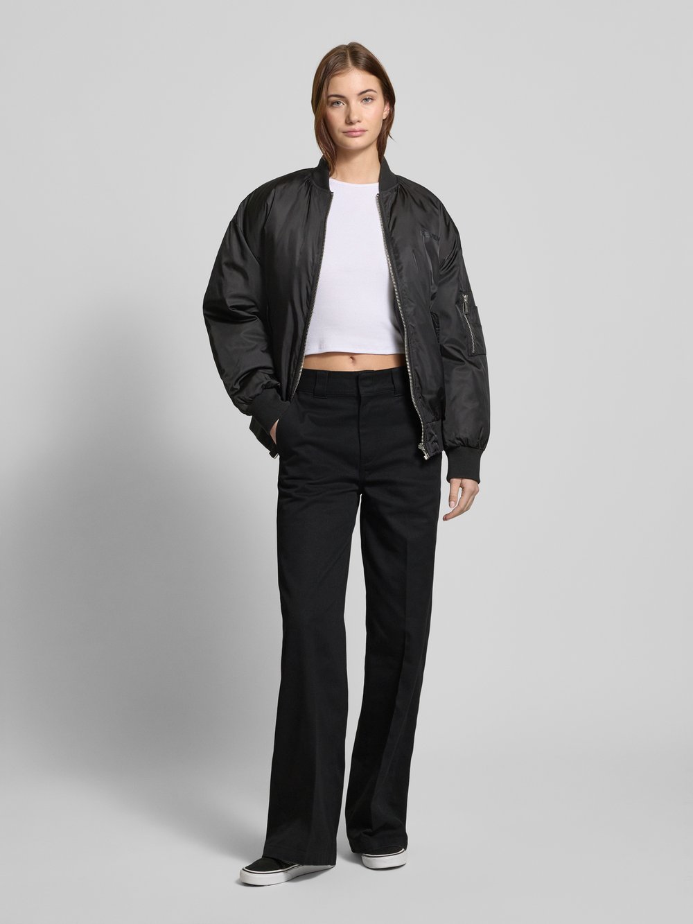 

Брюки из ткани с французскими карманами Dickies, черный