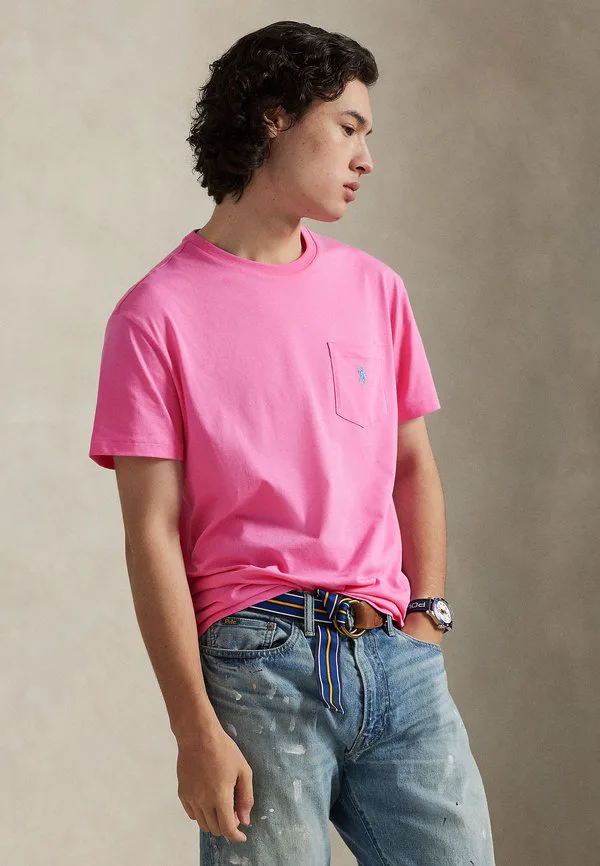 Базовая футболка с коротким рукавом Polo Ralph Lauren, Baja Pink