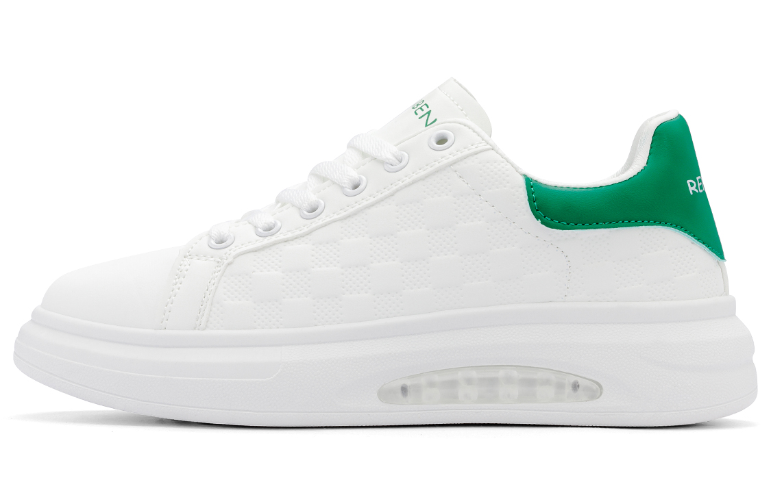 

RENBEN Кроссовки Balance Low Top для скейтбординга, мужские, белые