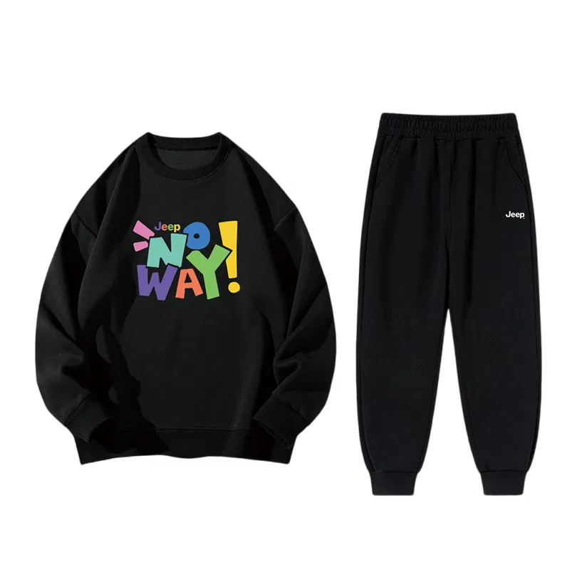 Повседневная спортивная одежда для подростков Jeep, Coffee Clothing Sets — фото 4