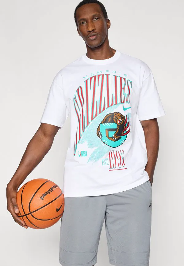 Футболка с принтом "memphis grizzlies hardwood classics champions" Nike Performance, White — фото 4
