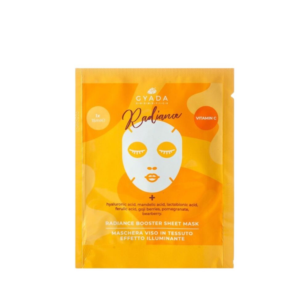 

Маска для лица Radiance maschera in tessuto illuminante Gyada cosmetics, 15 мл