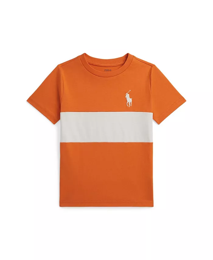 

Футболка Big Pony для малышей и мальчиков Polo Ralph Lauren, оранжевый
