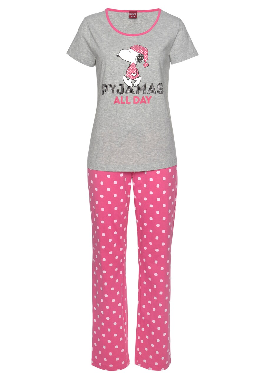 

Пижама PEANUTS, цвет mottled grey/Pink