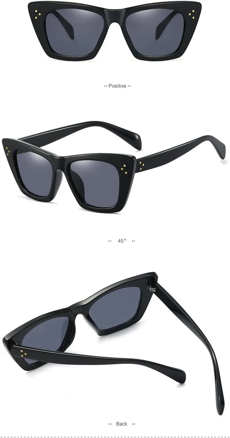 

Солнцезащитные очки «кошачий глаз» для мужчин и женщин, декоративные, для использования на открытом воздухе и на пляже (цвет: B, размер: средний) MTZJH, One Color