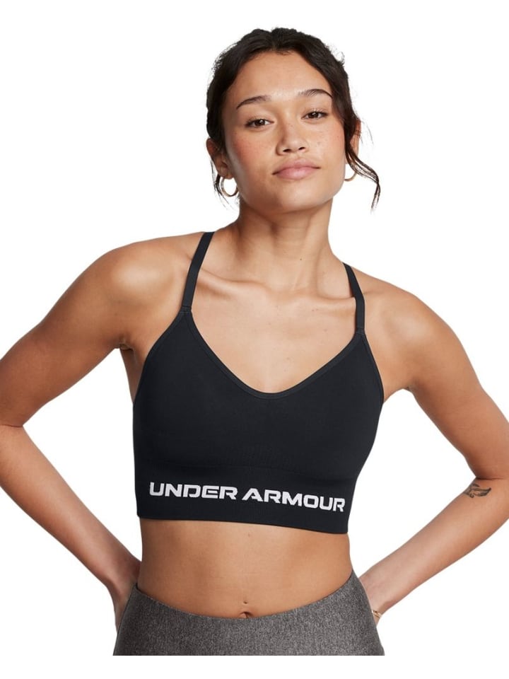 

Спортивный бюстгальтер Vanish Seamless Low Bra Under Armour, черный