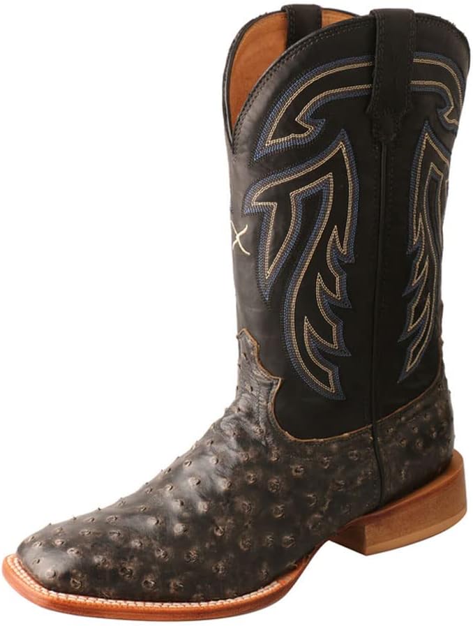 

Ковбойские сапоги Twisted X Men's Ruff Stock Western с широким квадратным носком - Mrs0067, черный