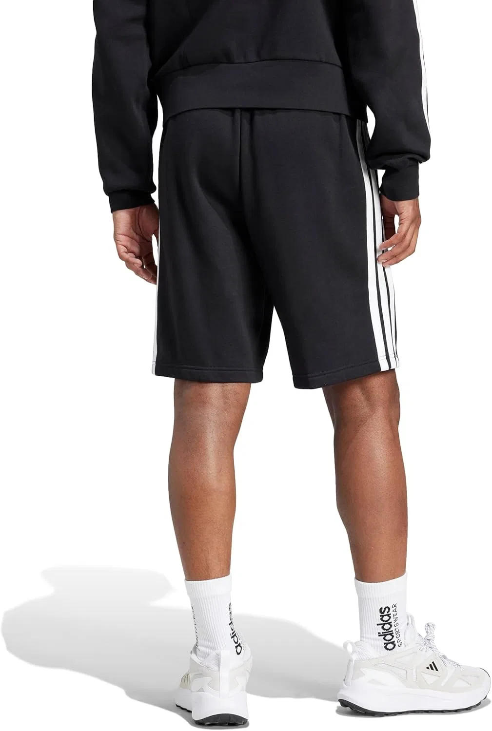 Шорты мужские 3-Stripes adidas, черные/белые — фото 3