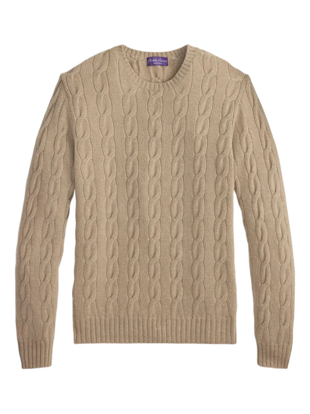 

Кашемировый пуловер фактурной вязки Ralph Lauren Purple Label, нейтральный