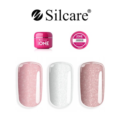 

База One Shimmer Cover Gel Base 50 мл Silcare