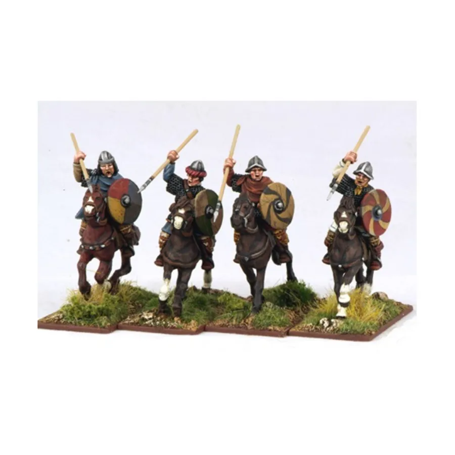 

Каролингские стражи очага — верхом, Saga Miniatures - Viking Age - Carolingian Franks (28mm)