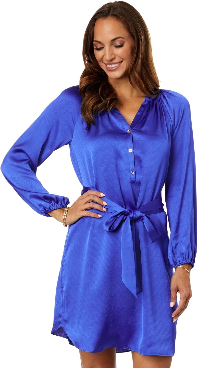 

Платье Lilly Pulitzer Saige Long Sleeve Dress, цвет Alba Blue