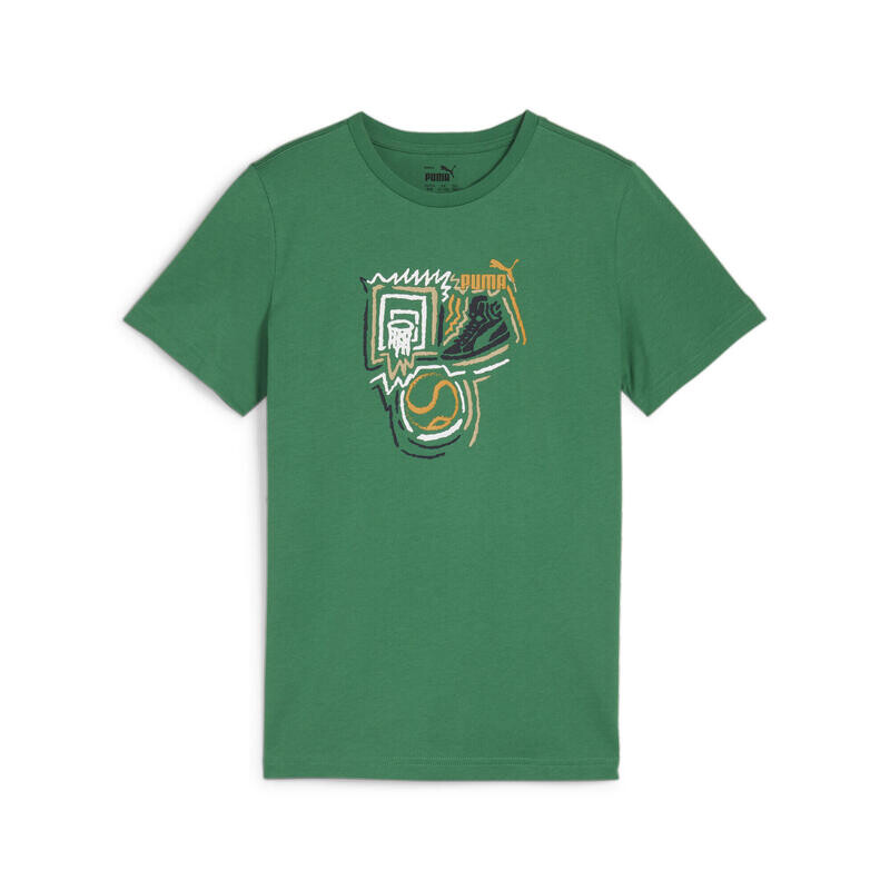 

Футболка для мальчика GRAPHICS Год спорта PUMA Archive Green