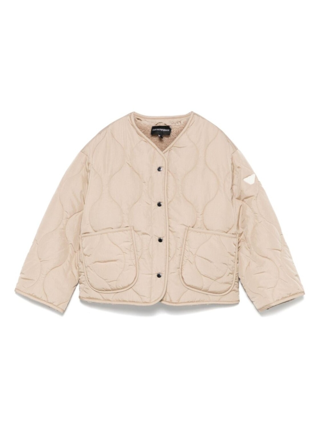 

Детская стеганая куртка Emporio Armani Kids, нейтральный