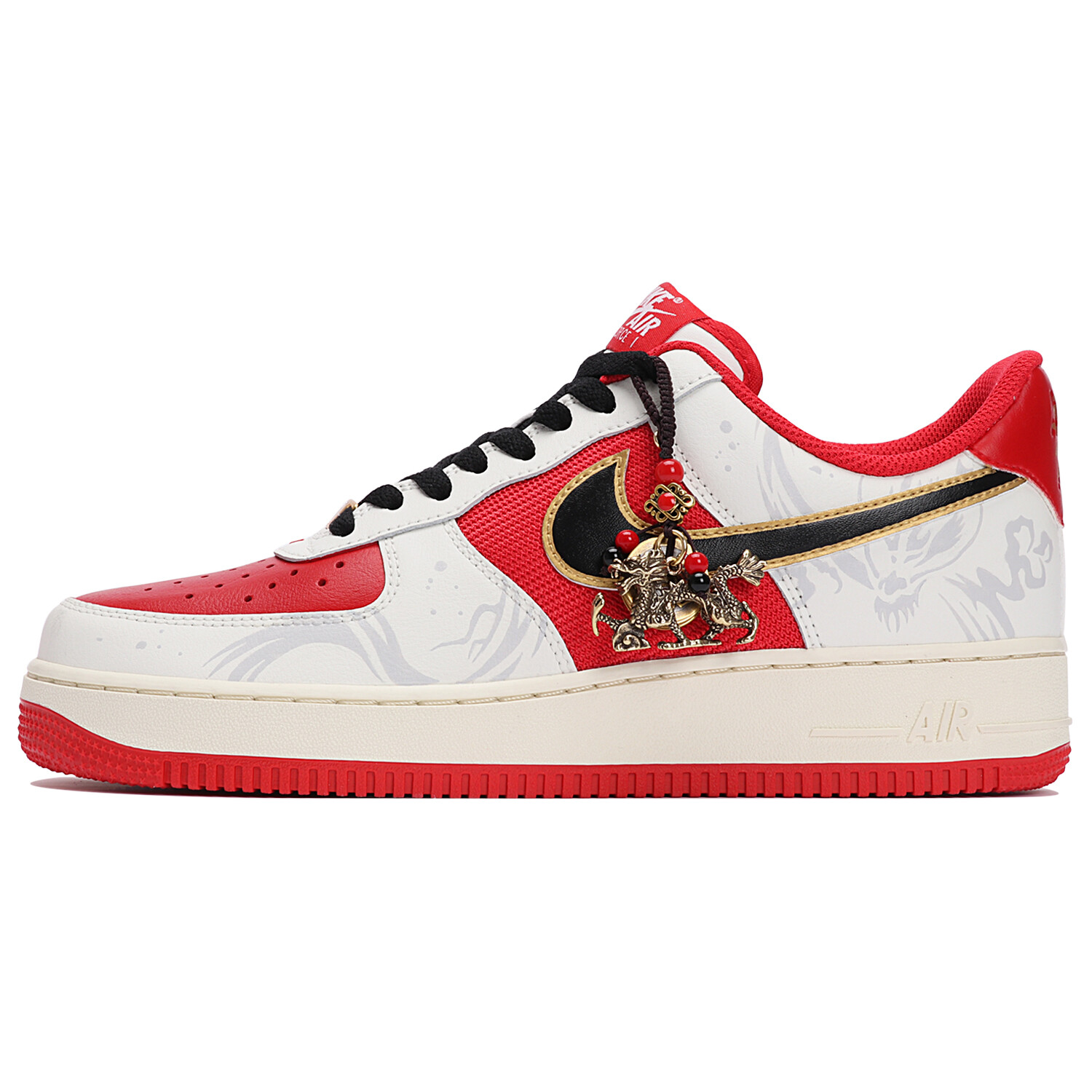 

Кроссовки для скейтбординга Nike Air Force 1 Low унисекс, Red and White