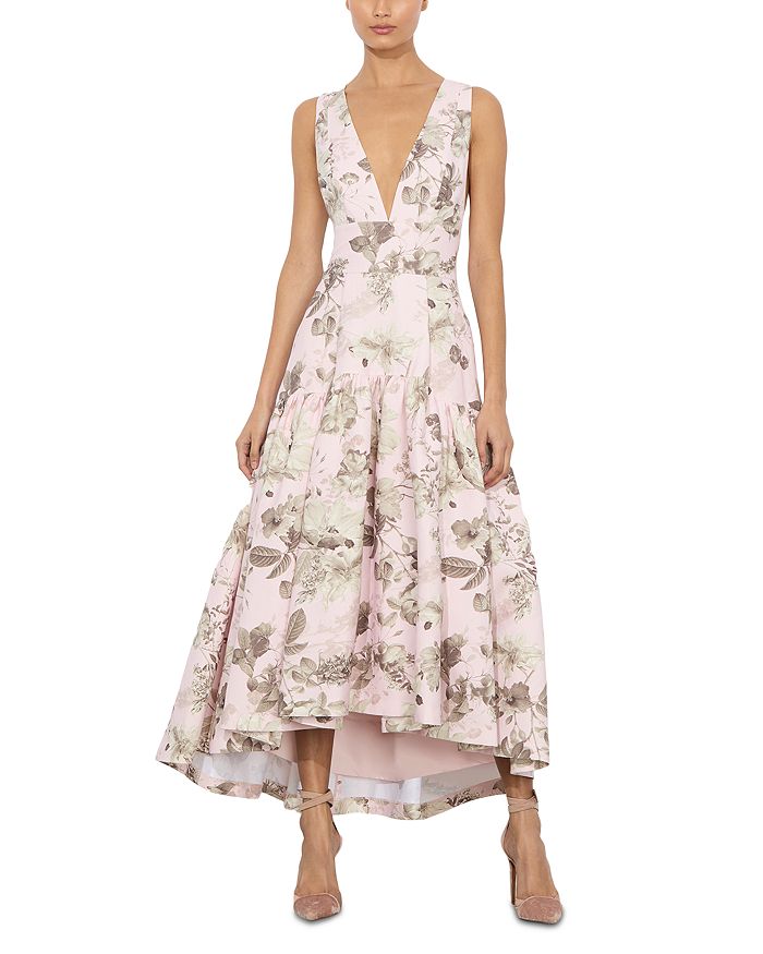 

Лиловое макси-платье Alice and Olivia, слоновая кость/кремовый