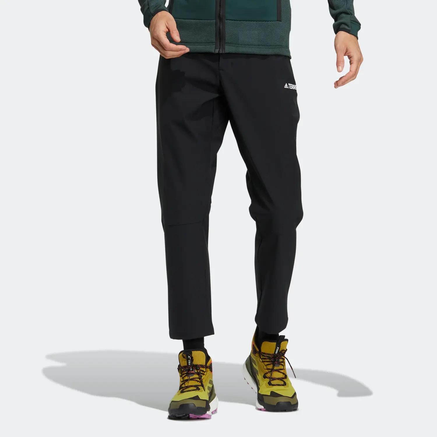 Трикотажные штаны Terrex Knit мужские черные Adidas, черный — фото 2