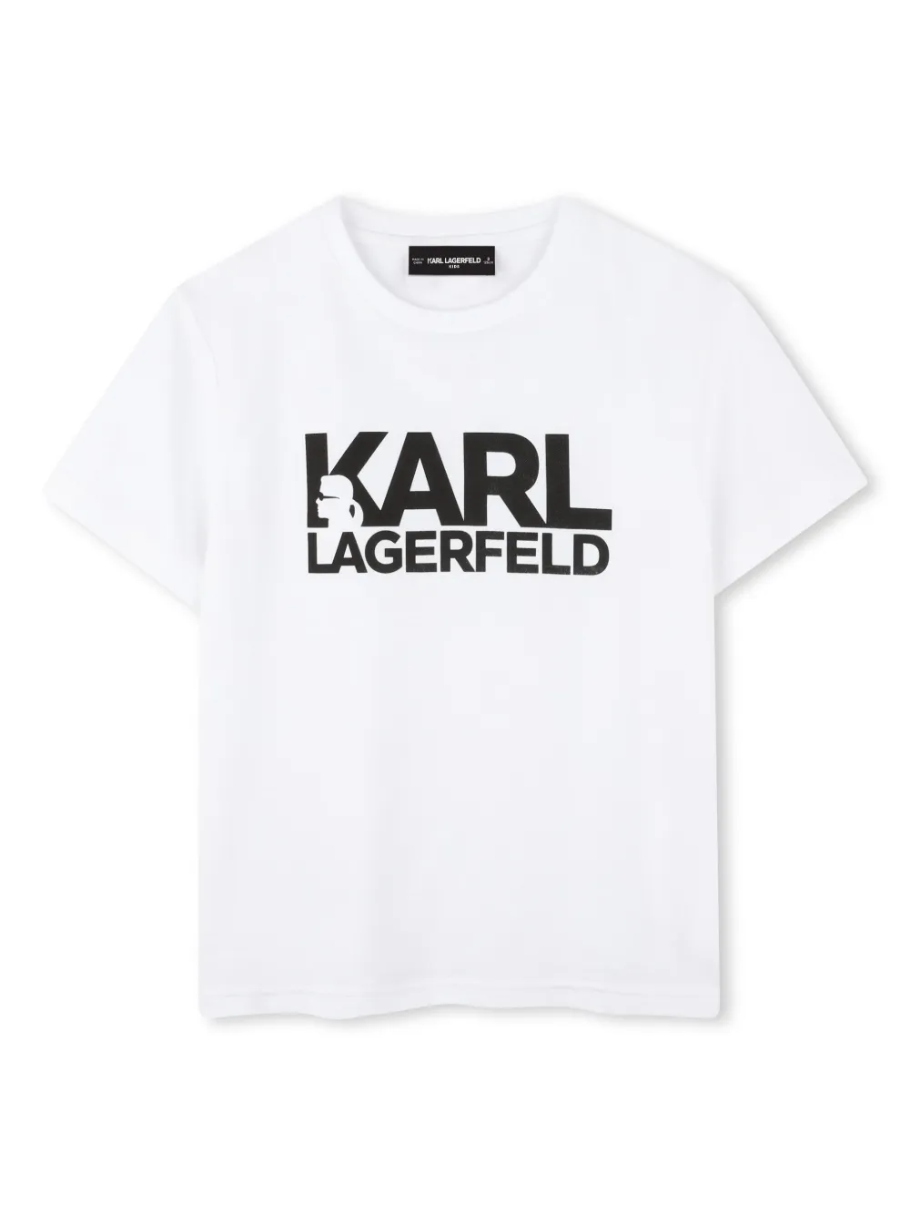

Футболка с логотипом KARL LAGERFELD KIDS, белый