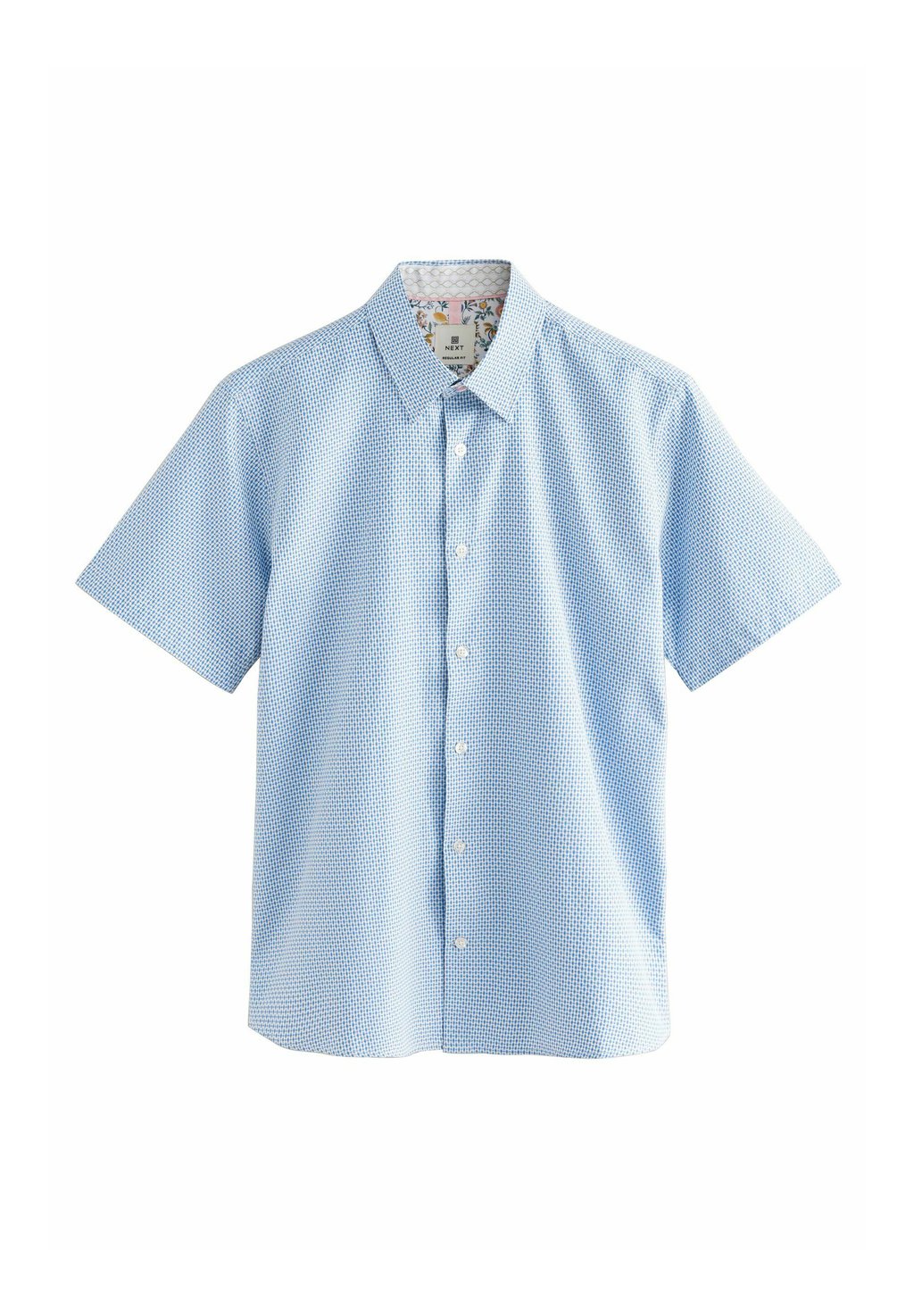 

Рубашка REGULAR FIT - TEXTURED SHORT SLEEVE SMART Next, синий