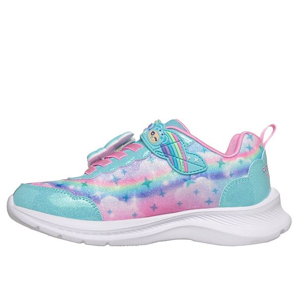 Кроссовки Jumpsters Cutie Critters для девочек Skechers, Turquoise Multi — фото 3