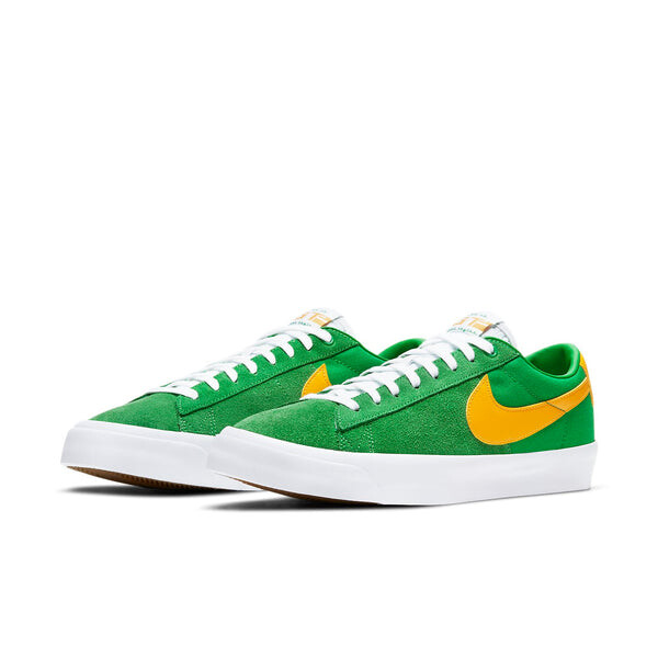 Кроссовки zoom blazer low pro gt sb Nike, зеленый — фото 3