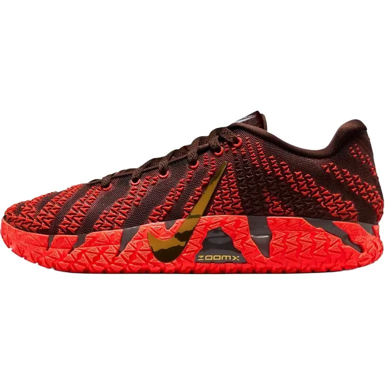 Nike Детские баскетбольные кроссовки Ja Morant 3 Low top красные золотые